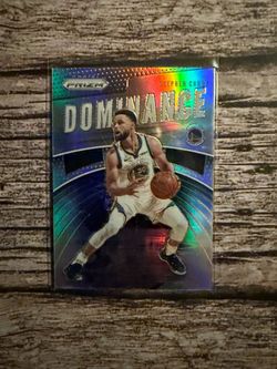 Stephen Curry Panini Prizm Dominance Holo Card