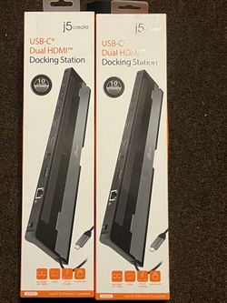 Usb/C Dual Docking Station New
