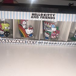 Hello kitty shot glasses