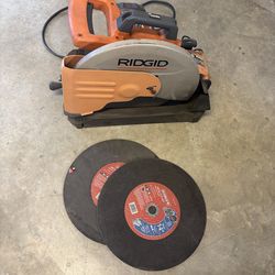 Ridgid 14” Metal Cut off saw