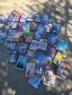 Huge cd dvd vhs lot latin rock movie etc