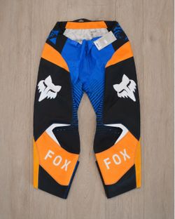 Fox Racing 180 Pants Blue/Black/Orange - Size 32 - Brand New