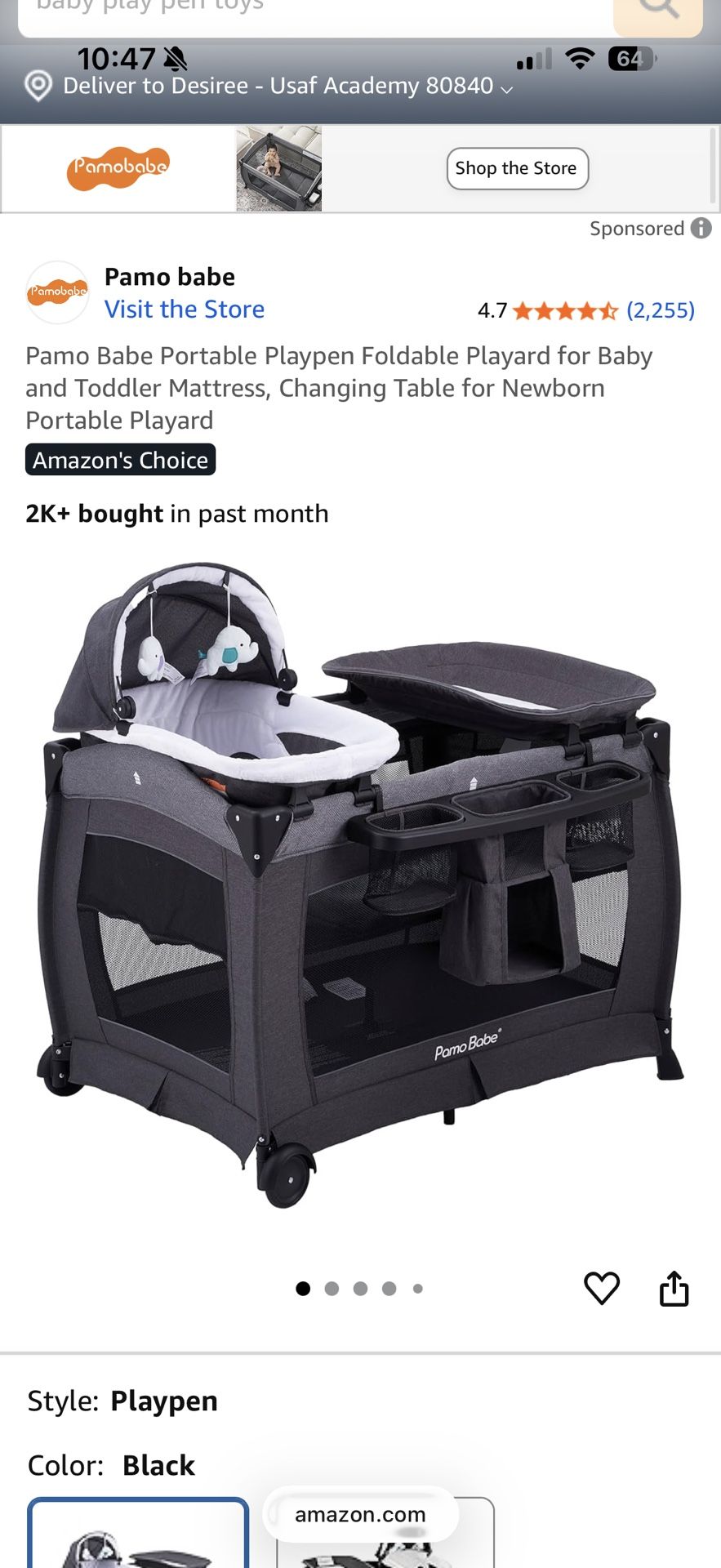 Baby Pack And Play Bassinet Changing Table Combo 