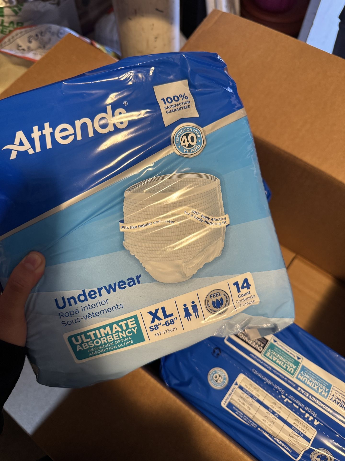 Attends Xl Adult Brief Pull Ups