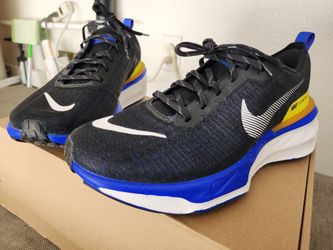 (Brand New) NIKE Invincible Run 3 - Size 11 (Black/Blue In Retail Box)