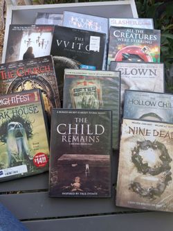 13 HORROR FILMS DVDs