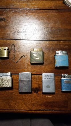 1930's, 1940's, 1950's and 90's Lighters