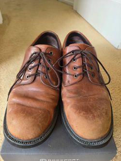 Men's Rockport Willard Dress Shoes in Chocolate Size 8
