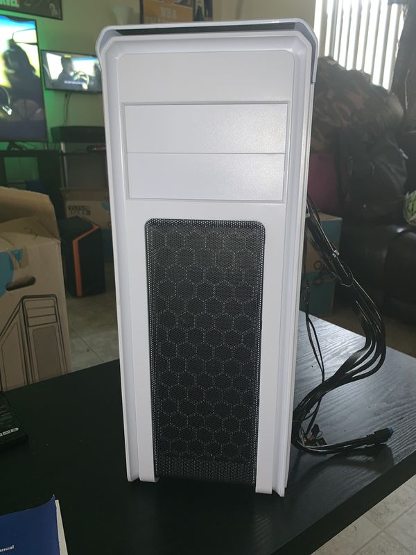 Diypc D480 W Rgb White Dual Usb 3 0 Atx Mid Tower Gaming Computer Case With Build In 3 X Rgb Led Fans Pre Installed And Rgb Remote Control For Sale In Downey Ca Offerup