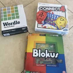 Wordle, Blokus, And Connect 4