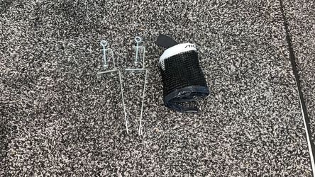 Ping-pong, net and clamps