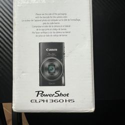**New** Canon Powershot ELPH 360 HS