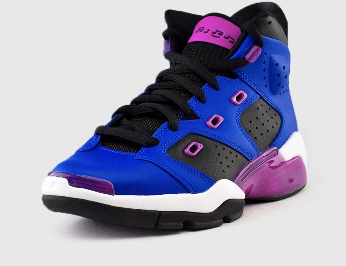 NEW Nike Jordan 6-17-23 (GS) Size 4Y Royal Blk Violet 428818-100 NIB Womens 5.5