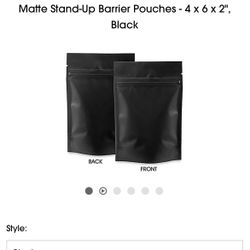 2 Oz Matte Stand Up Bags