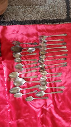 Rogers company silver plated flatware