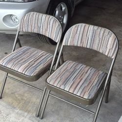 Chairs. Two Padded Chairs Very Comfortable And Excellent Shape