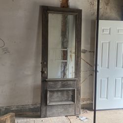 Antique Wooden Door 34x90