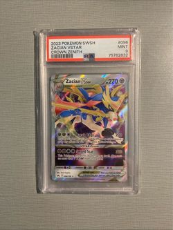 graded pokémon card zacian