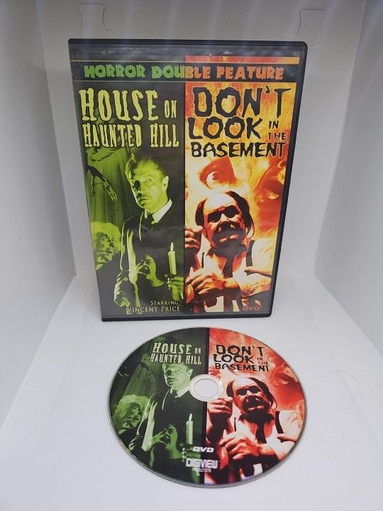 House on Haunted Hill & Dont Look in the Basement DVD 2006 Vincent Price