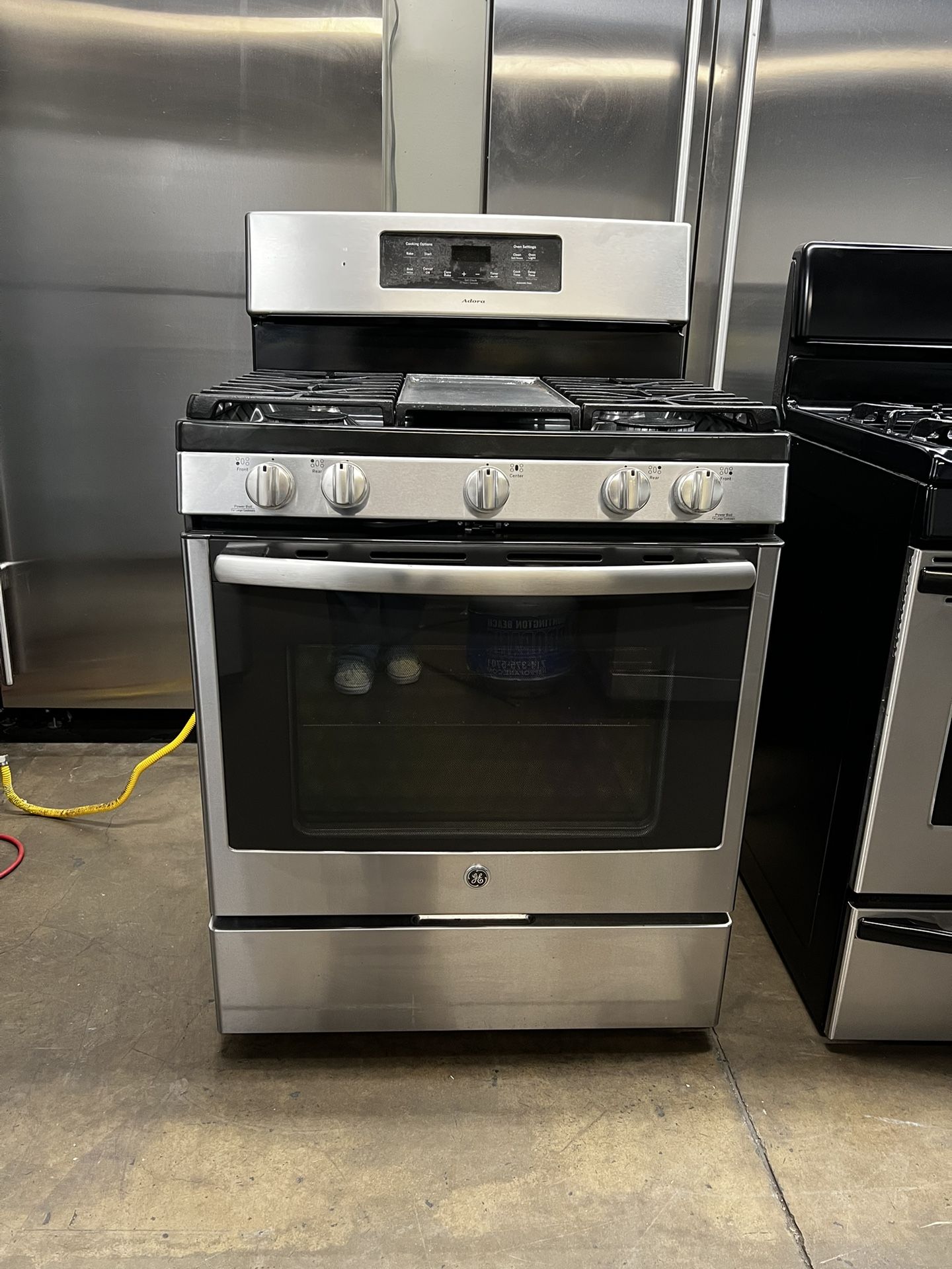 GE 30”WIDE GAS RANGE STOVE WITH GRIDDLE