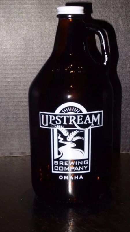 Upstream brewery Growler