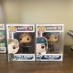Resident Evil Leon And Jill Funko Lot