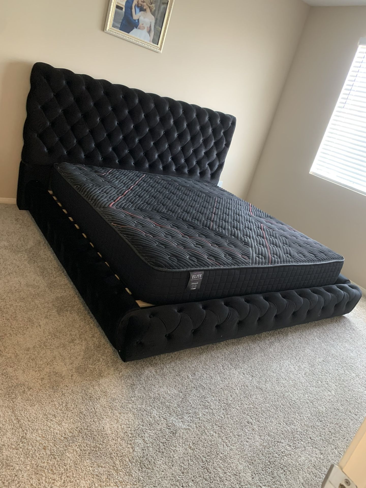 $699 Brand New King Bed Frame With Mattress (Read Description Below)
