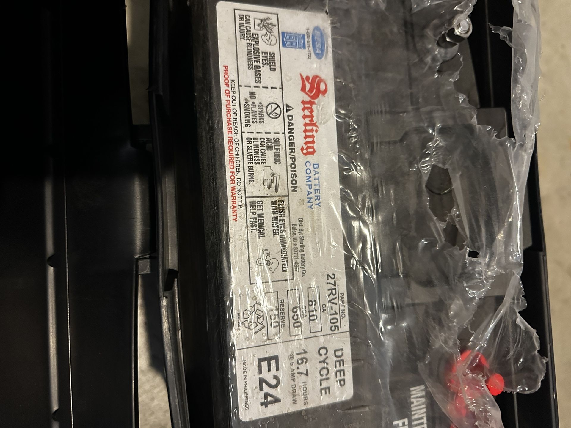 12 V Rv/boat Battery