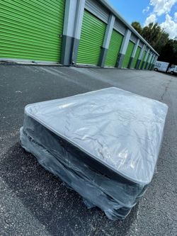 NEW TWIN SIZE SET MATTRESS AND BOX SPR+ING-2pcs