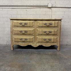 Delivery is available Dixie Cabaret Vintage Dresser | Custom Gold Paint | Solid Wood $590 OBO!
