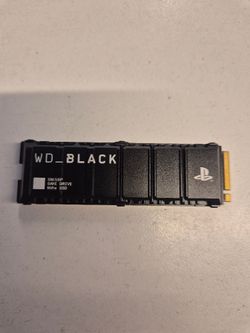 WD_BLACK 1TB SN850P NVMe M.2 SSD Officially Licensed Storage Expansion for PS5 Consoles, up to 7,300MB/s, with heatsink - WDBBYV0010BNC-WRSN SN 23284S