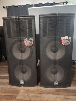 EV TX2152 Dual 15"  2-Way Tower Speakers