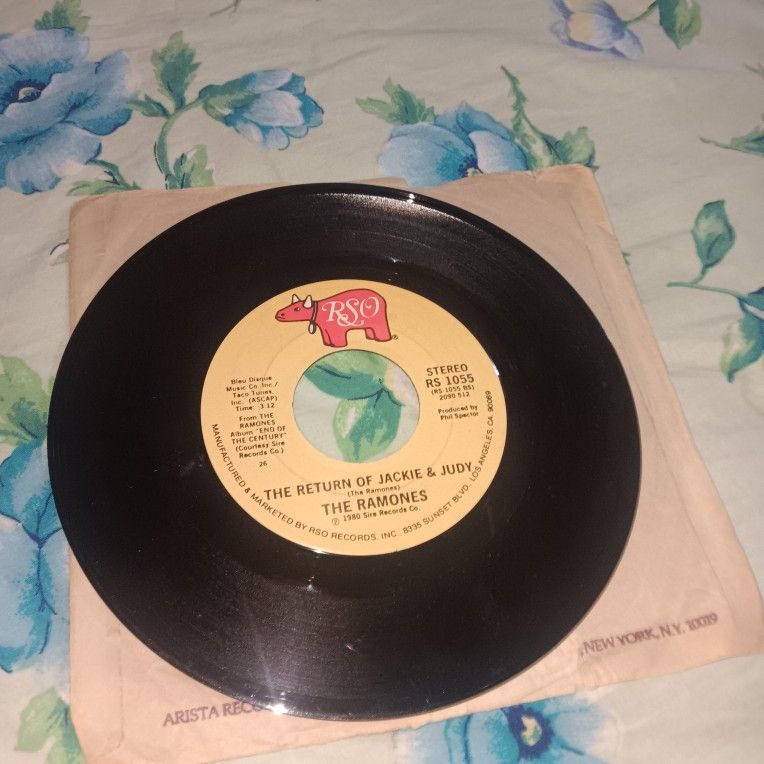 The Ramones- ‘I Wanna Be Sedated’ 7" Record