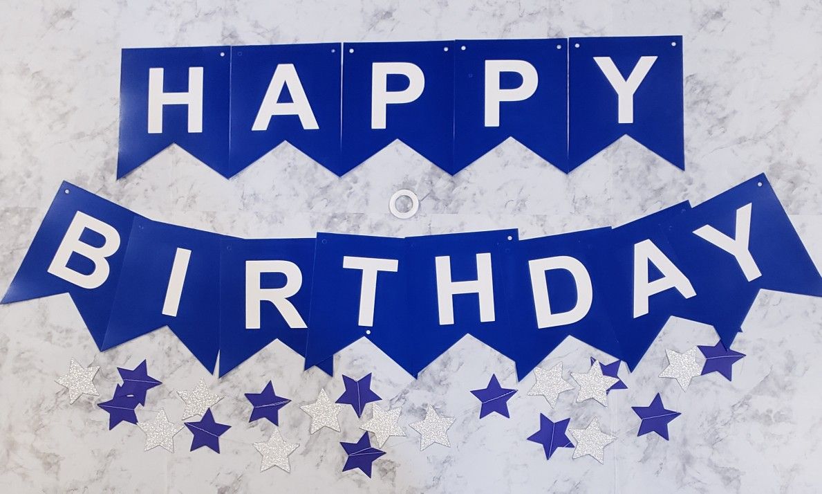 Birthday Party Banner Decorations 