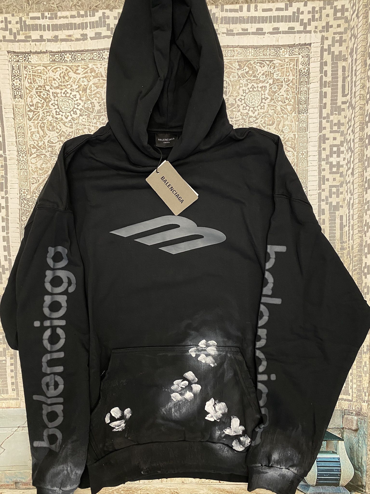 Balenciaga 3B Stencil Hoodie