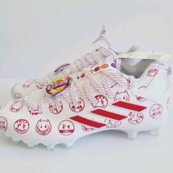 Men's Adidas Freak 22 Big Mood White Red Football Cleats Sz 12🏈