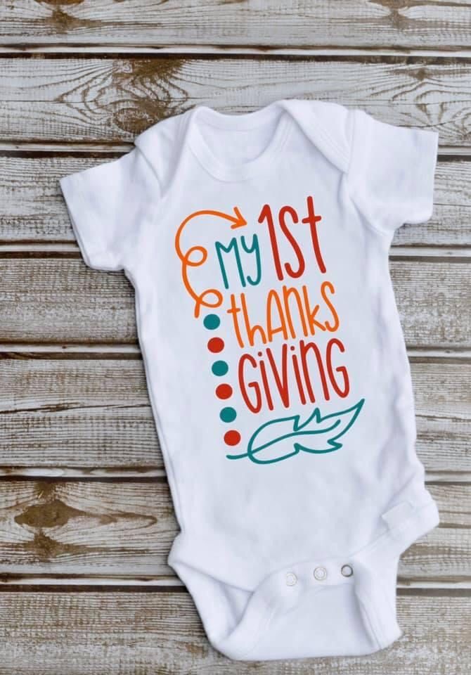 First thanksgiving onesie