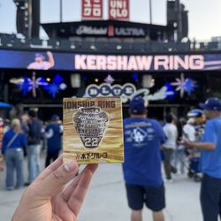 Dodgers World Series Championship Ring