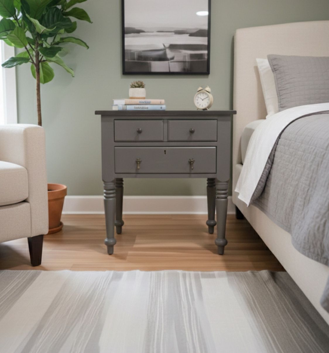 Vintage Modern Durham Table, or Nightstand made by Durham Furniture -Delivery Available