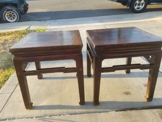 Antique Chinese Square Tea Table 