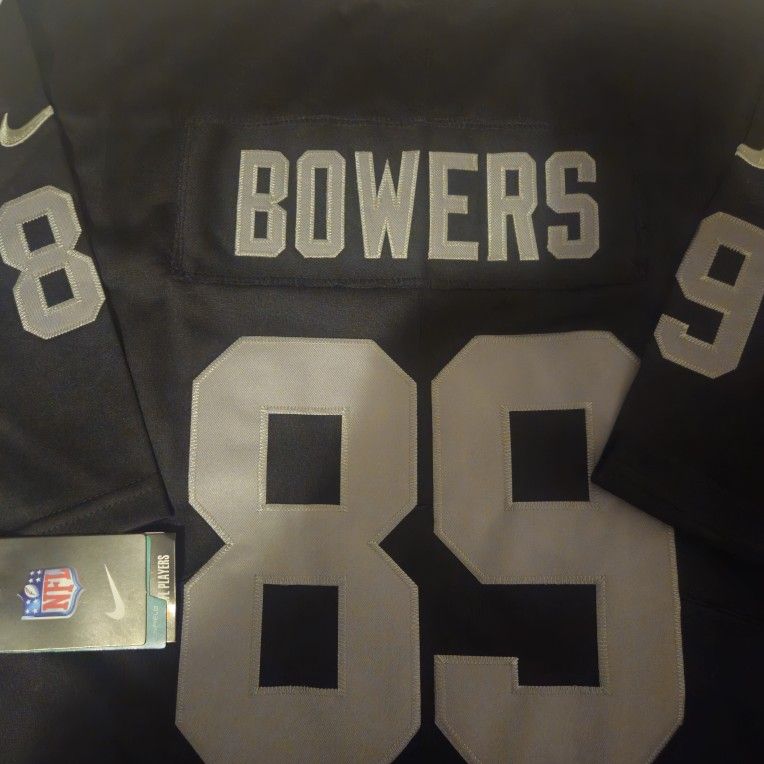 Raiders Bowers Black Nike Jersey