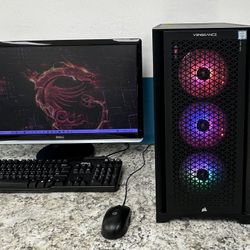 Intel Core i5-4670K CPU, XFX AMD Radeon RX 570 4GB GPU, 32GB DDR3 RAM, 128GB SSD Storage, 2TB HDD Storage, Windows 10 Pro, Wi-Fi Card Included 