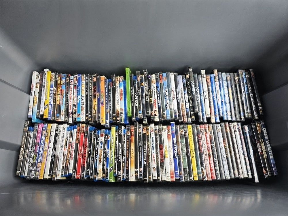 128 DVD Movies Lot