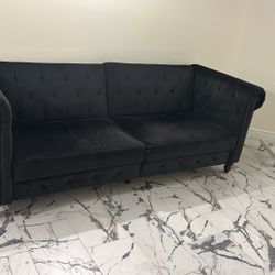Black Futon Great Condition! Approx Twin Size 