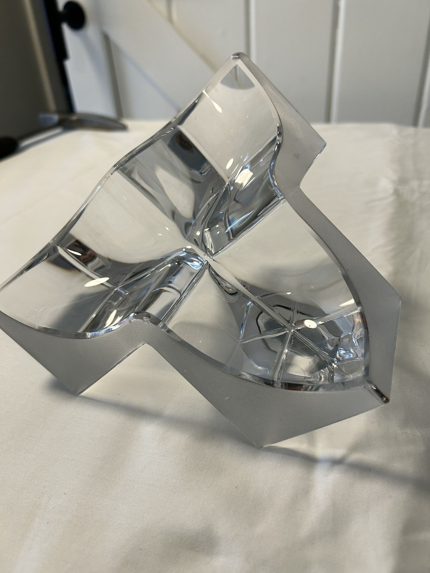 Vintage Crystal Sculpture Dan