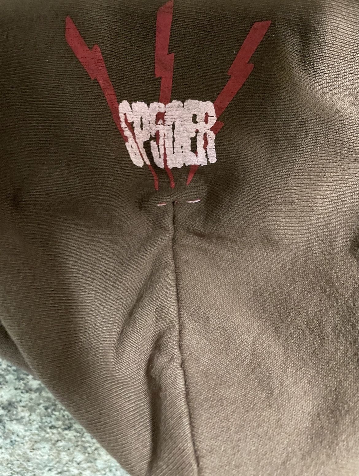 Size S - Sp5der Worldwide Hoodie Angel Number 555 Brown Pink Young Thug Spider