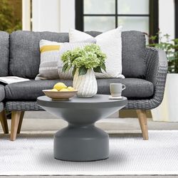 Gray Outdoor Table - WH51 (Please Read Description)