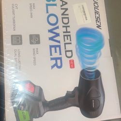 Yuquesen Cordless Handheld Blower with 2 X4.0Ah Battery-charger