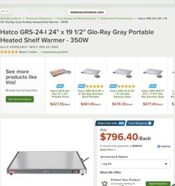 Heated Shelf / Food Warmer/ Countertop – Used