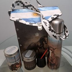 Set De Mate Lether New